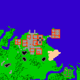 Minimap showing the entrance to Northport Village 6