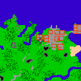 Minimap showing the entrance to Northport Clanhall