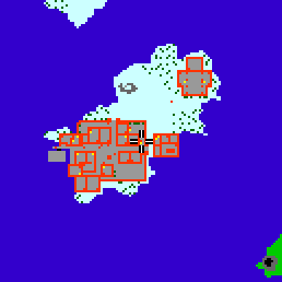 Minimap showing the entrance to Senja Village 1b