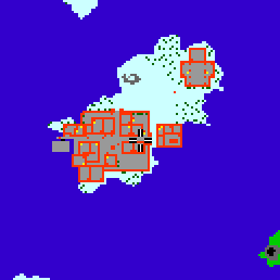 Minimap showing the entrance to Senja Village 2
