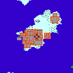 Minimap showing the entrance to Senja Village 3