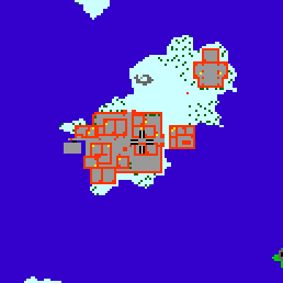 Minimap showing the entrance to Senja Village 4