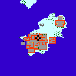 Minimap showing the entrance to Senja Village 5