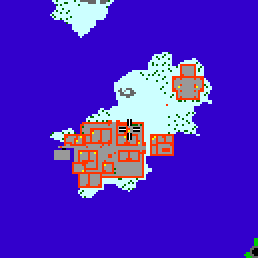 Minimap showing the entrance to Senja Village 6b
