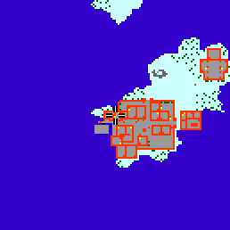 Minimap showing the entrance to Senja Village 7