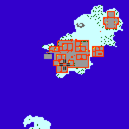 Minimap showing the entrance to Senja Village 11