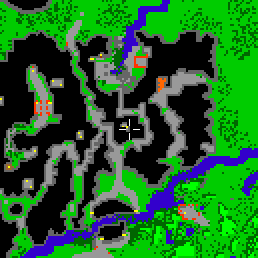 Minimap showing the entrance to The Farms 1