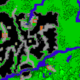 Minimap showing the entrance to The Farms 2