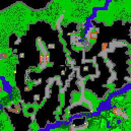 Minimap showing the entrance to Upper Barracks 6