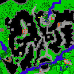 Minimap showing the entrance to Upper Barracks 7