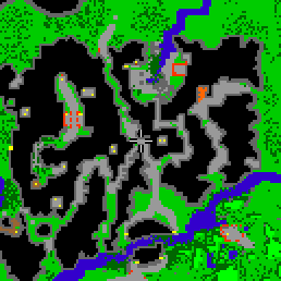 Minimap showing the entrance to Upper Barracks 9
