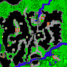 Minimap showing the entrance to Upper Barracks 10