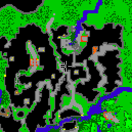 Minimap showing the entrance to Upper Barracks 11