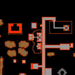 Minimap showing the entrance to Tunnel Gardens 4
