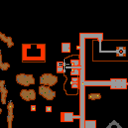 Minimap showing the entrance to Tunnel Gardens 5
