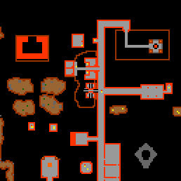 Minimap showing the entrance to Tunnel Gardens 9