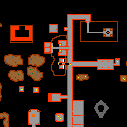 Minimap showing the entrance to Tunnel Gardens 10