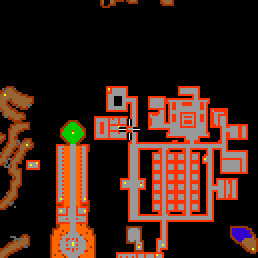 Minimap showing the entrance to Iron Guildhall