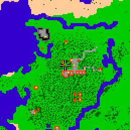 Minimap showing the entrance to Outlaw Camp 1