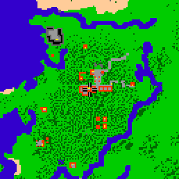 Minimap showing the entrance to Outlaw Camp 2