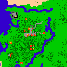 Minimap showing the entrance to Outlaw Camp 5