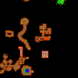 Minimap showing the entrance to Outlaw Camp 7