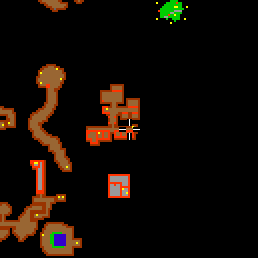 Minimap showing the entrance to Outlaw Camp 11