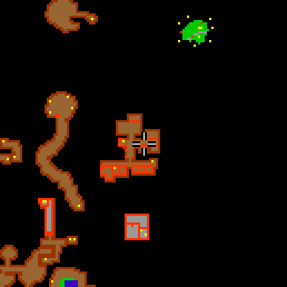 Minimap showing the entrance to Outlaw Camp 12 (Shop)