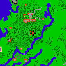 Minimap showing the entrance to Outlaw Castle