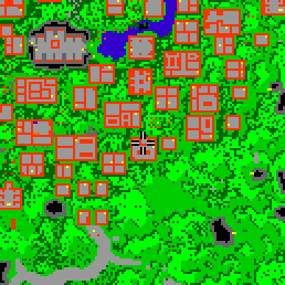 Minimap showing the entrance to Swamp Watch