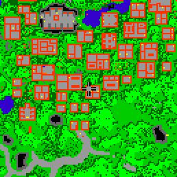 Minimap showing the entrance to Iron Alley 1