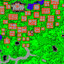 Minimap showing the entrance to Iron Alley 2