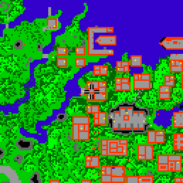 Minimap showing the entrance to Elm Street 1