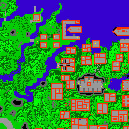 Minimap showing the entrance to Elm Street 2