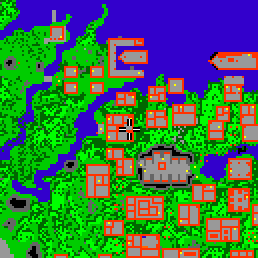 Minimap showing the entrance to Elm Street 3