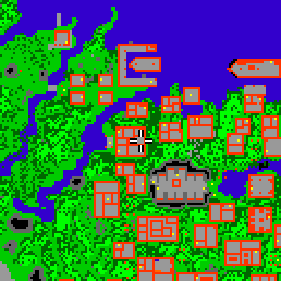 Minimap showing the entrance to Elm Street 4