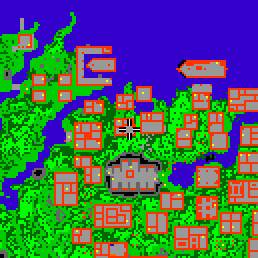 Minimap showing the entrance to Seagull Walk 1
