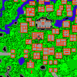Minimap showing the entrance to Paupers Palace, Flat 03
