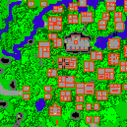 Minimap showing the entrance to Paupers Palace, Flat 05