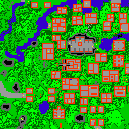 Minimap showing the entrance to Paupers Palace, Flat 11