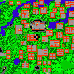 Minimap showing the entrance to Paupers Palace, Flat 21
