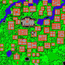 Minimap showing the entrance to Salvation Street 1 (Shop)
