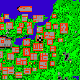 Minimap showing the entrance to Mystic Lane 2