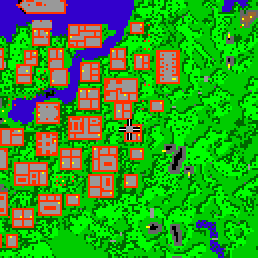 Minimap showing the entrance to Silver Street 3