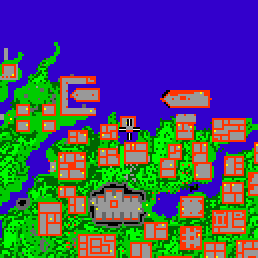 Minimap showing the entrance to Old Lighthouse