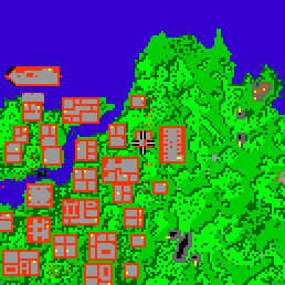 Minimap showing the entrance to Market Street 7