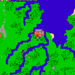 Minimap showing the entrance to Shadow Towers