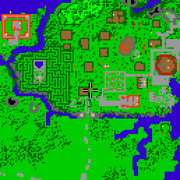 Minimap showing the entrance to Underwood 1