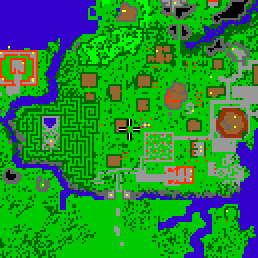 Minimap showing the entrance to Underwood 2