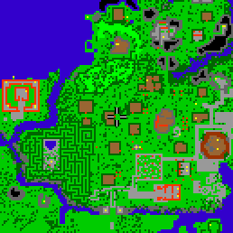Minimap showing the entrance to Underwood 3